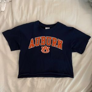 Cropped Gildan Auburn Tee
